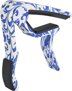 Metal White/Blue Capo