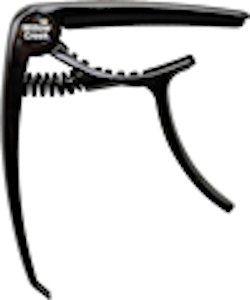 Metal Black Chrome Capo with Bridge Pin Puller